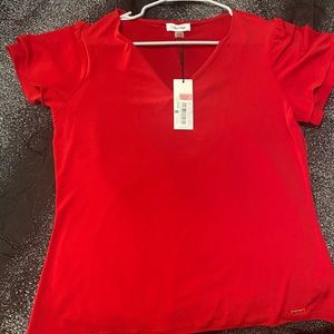 Red Calvin Klein top brand new